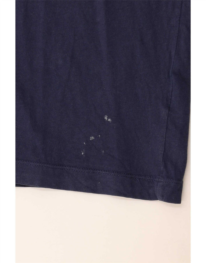 Camiseta Nike Hombre Top Medium Azul Marino Algodón