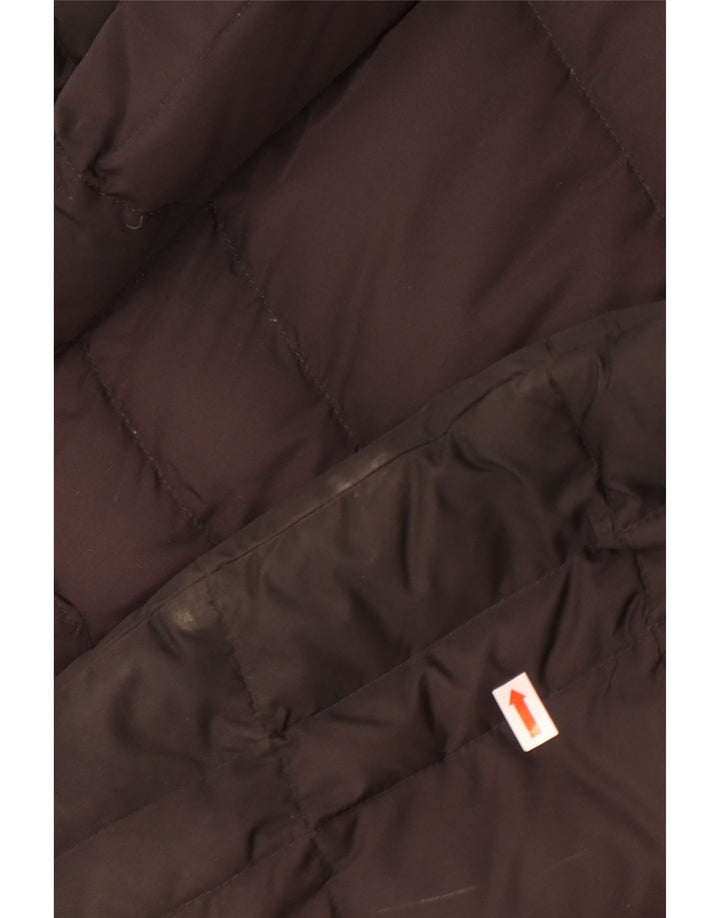 Berghaus Abrigo acolchado con capucha para mujer UK 40 Mediano Poliéster negro