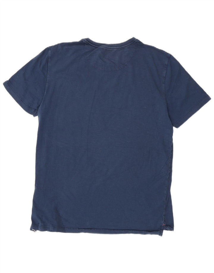 Camiseta de hombre White Stuff Top Medium Azul Marino Algodón