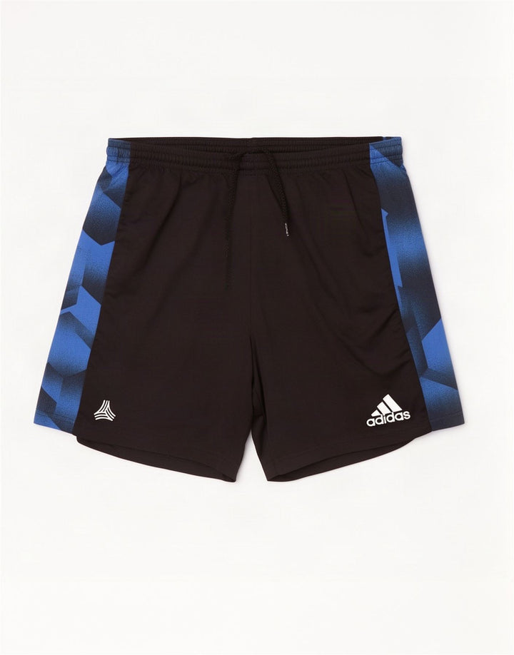 Adidas Mens Climalite Sport Shorts Medio Negro Geométrico Poliéster