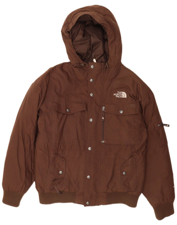 The North Face Chaqueta cortavientos con capucha para hombre UK 38 Medium Brown Nylon