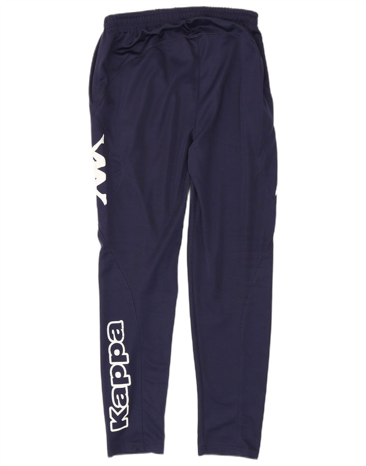 Kappa Hombre Pantalones De Chándal Gráfico Pequeño Azul Marino