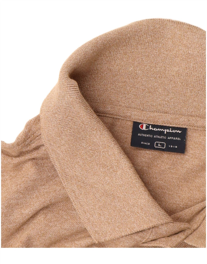 Champion Polo Hombre Algodón Beige Grande