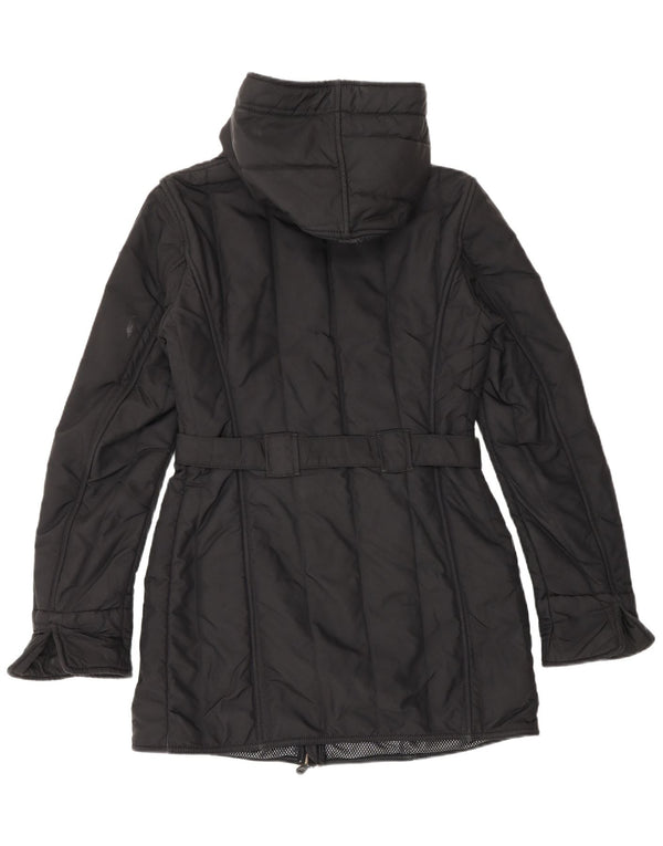 Refrigiwear Abrigo cortavientos con capucha Cruz para mujer UK 8 Small Nylon negro