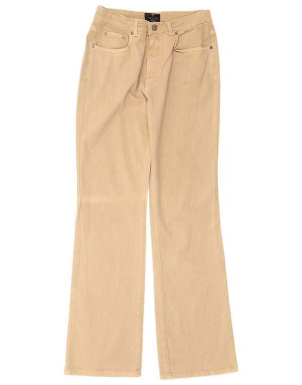 Pantalones Hombre Trussardi Bootcut Casual W31 L32 Algodón Beige