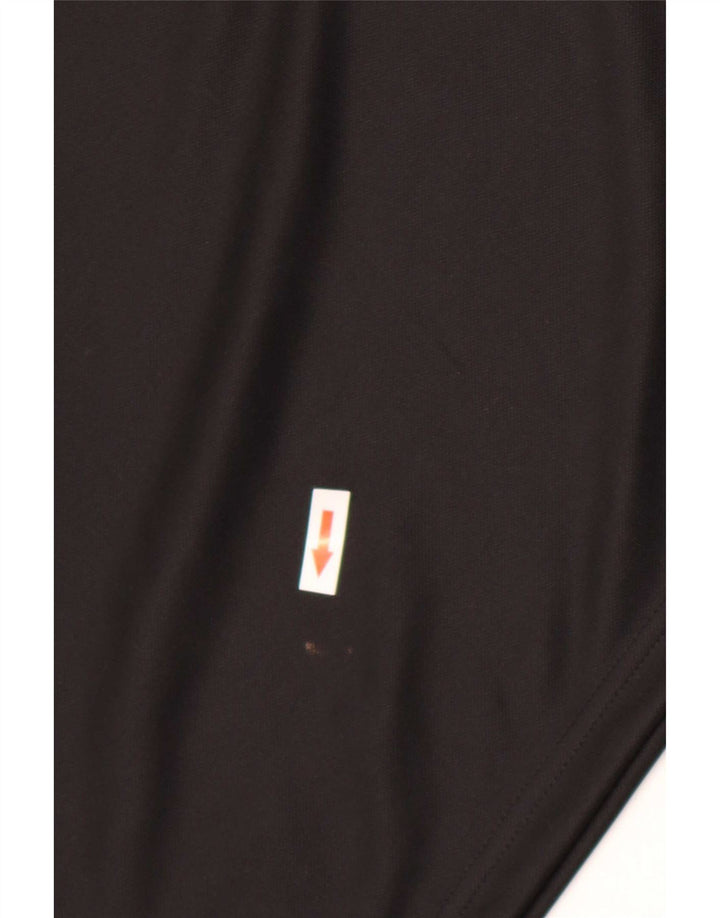 Adidas Aeroready - Chándal con cremallera y cuello para hombre, talla grande, poliéster negro