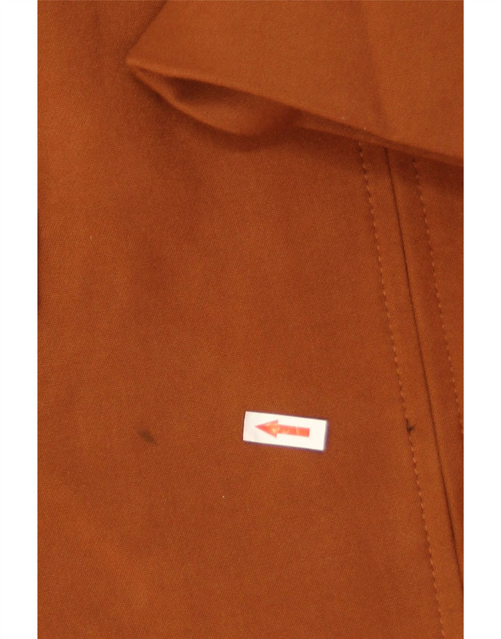 Zara Mujer Abrigo ES 40 XL Marrón Poliéster