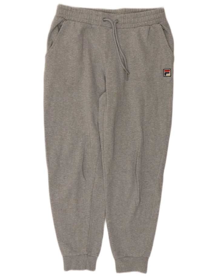 FILA Pantalones de chándal para mujer Joggers UK 10 Small Grey Cotton