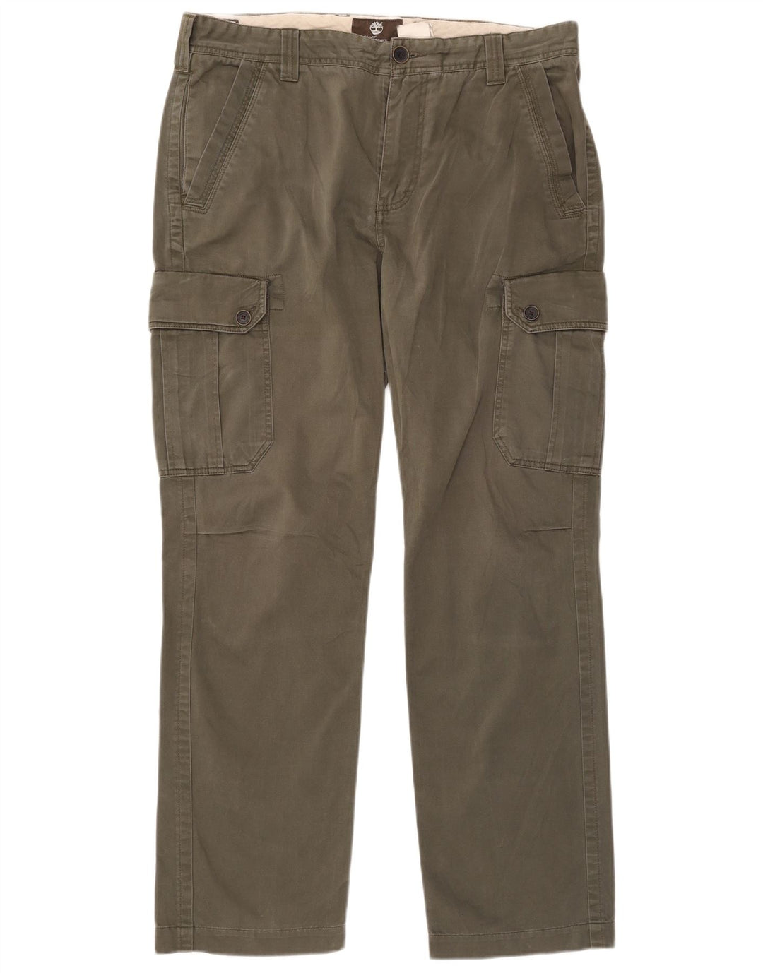 Timberland Pantalón cargo recto Earthkeepers para hombre W35 L31 Algodón caqui