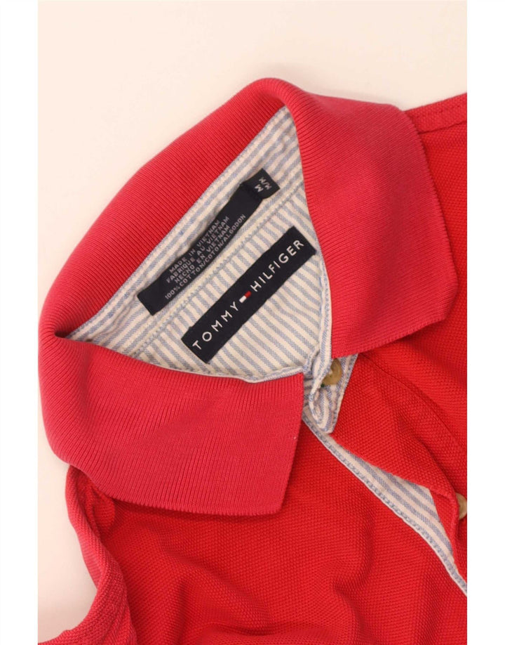 Polo Tommy Hilfiger Hombre Algodón Rojo Medio