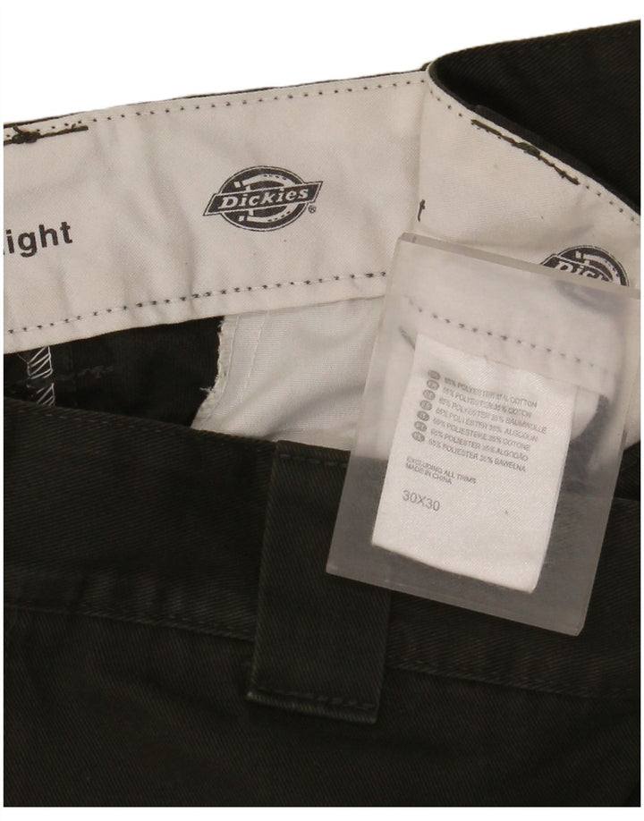 Dickies Pantalón chino recto para hombre W30 L30 Poliéster caqui