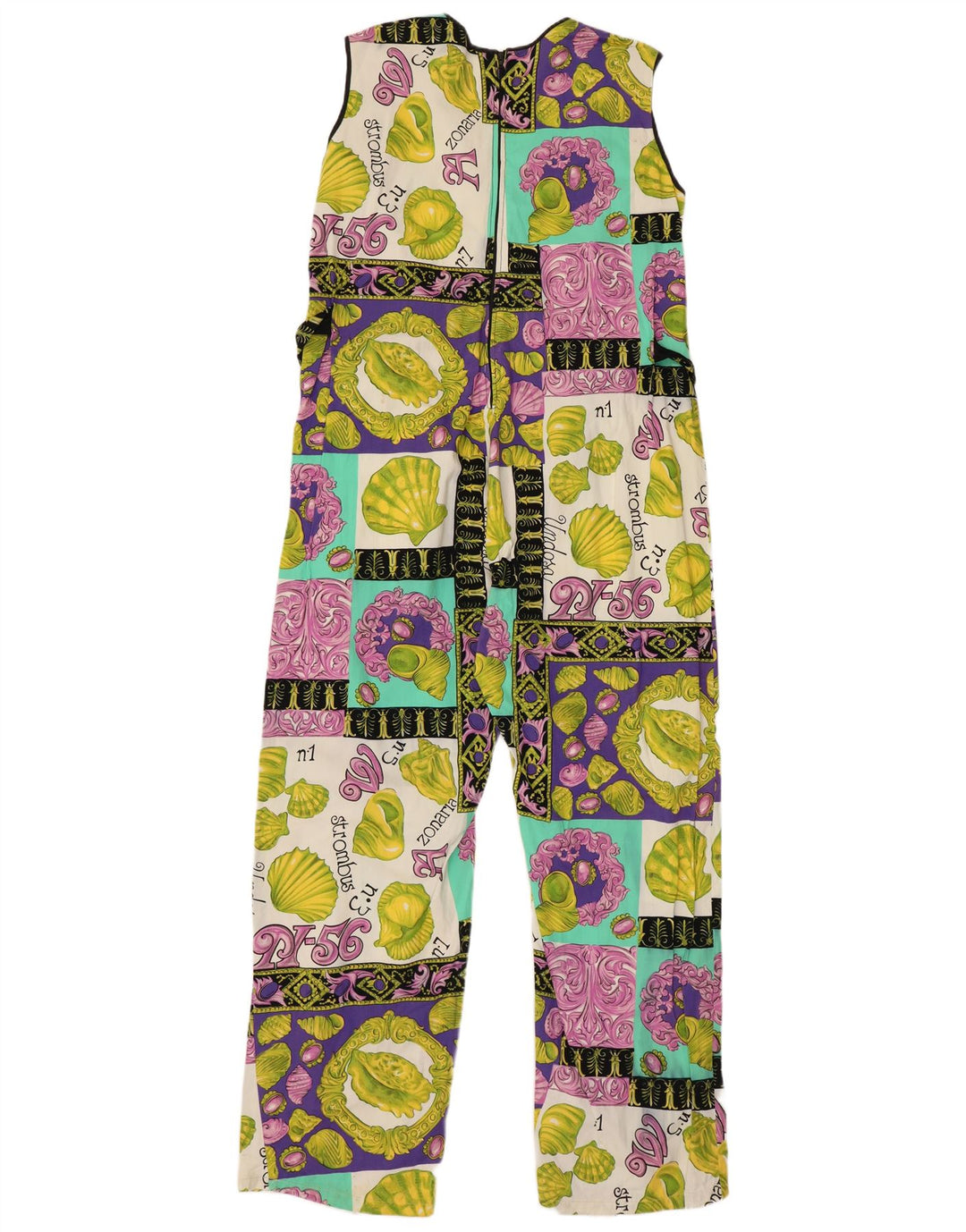 Mono gráfico vintage para mujer Reino Unido 12 Patchwork multicolor medio