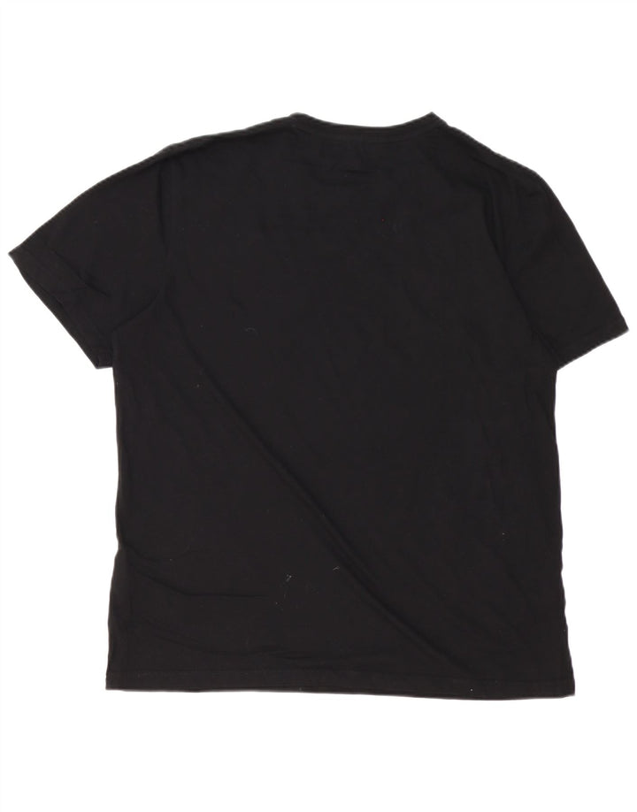 Ted Baker - Camiseta gráfica para hombre, talla 4, algodón negro grande