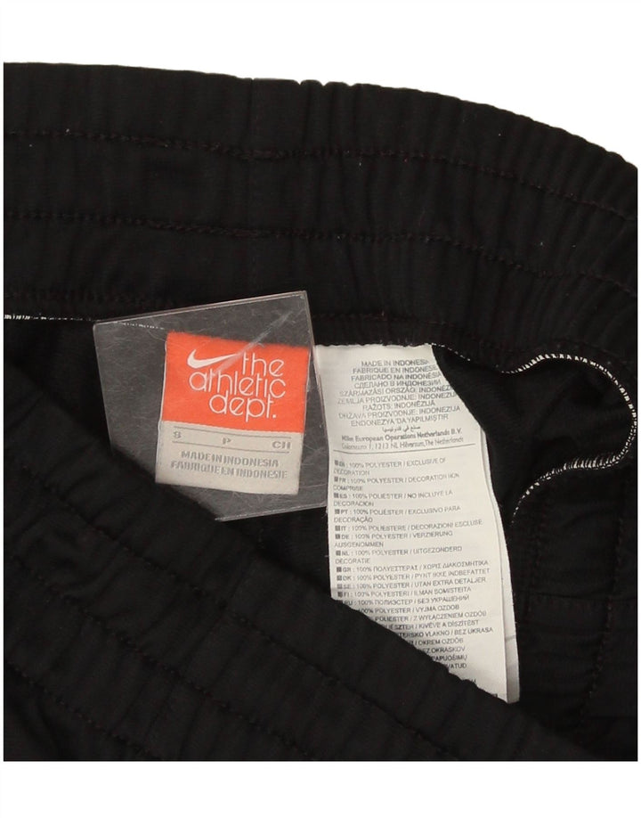 Nike Mujer Chándal Pantalones Joggers UK 10 Pequeño Negro Poliéster
