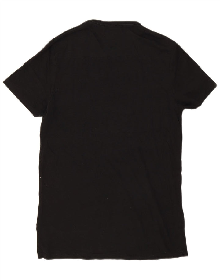 French Connection - Camiseta para hombre, talla mediana, algodón negro