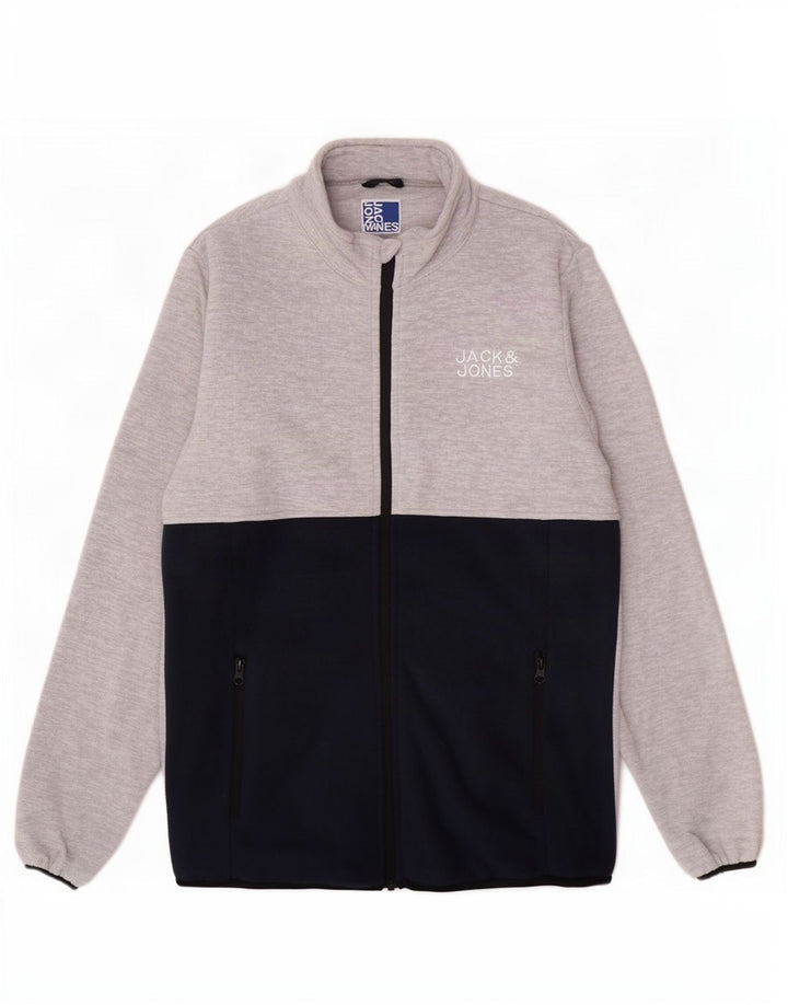 Jack & Jones Chaqueta polar para niño 15-16 años Gris Poliéster color block