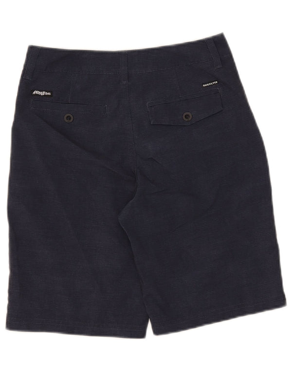 Quiksilver Pantalones cortos chinos para niños 9-10 años W25 Azul marino