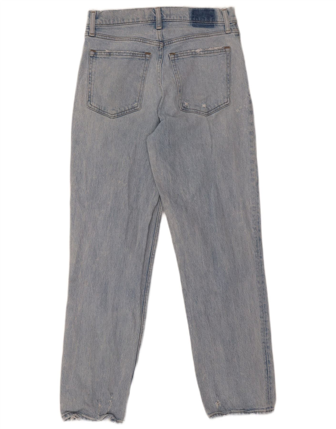 ABERCROMBIE & FITCH Vaqueros rectos para mujer US 6 Medium W28 L27 Azul