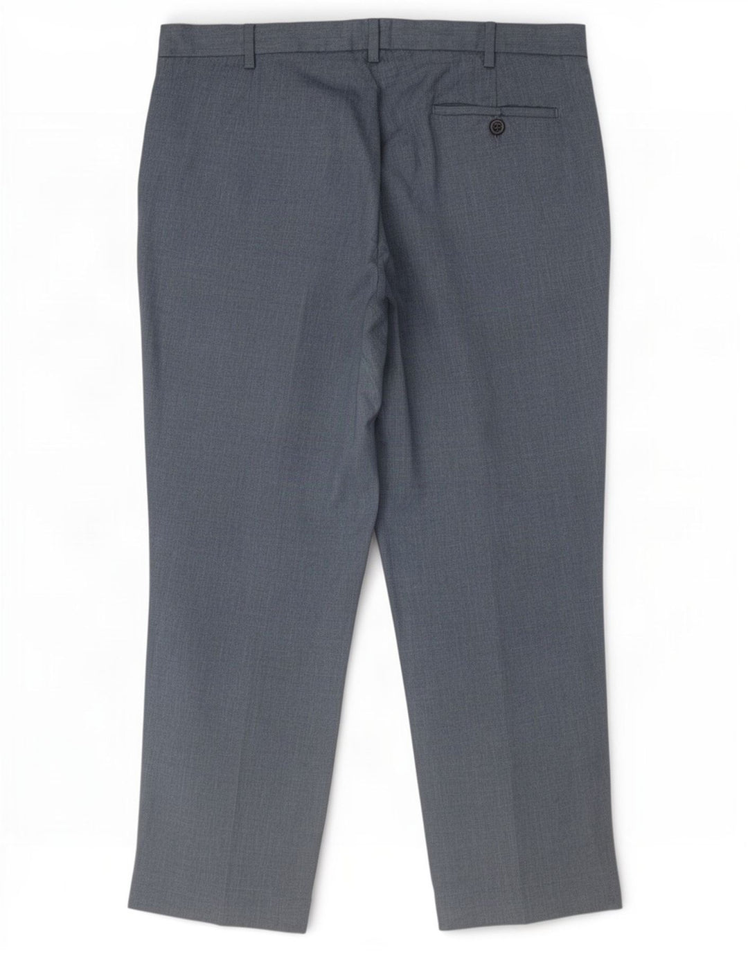 Marks & Spencer Pantalón chino regular para hombre W36 L29 Poliéster azul marino