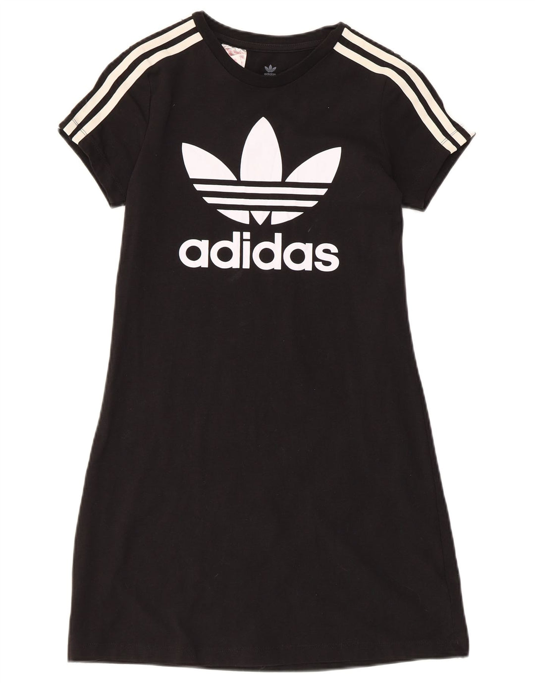 ADIDAS Vestido camiseta gráfico niña 11-12 años Negro Algodón