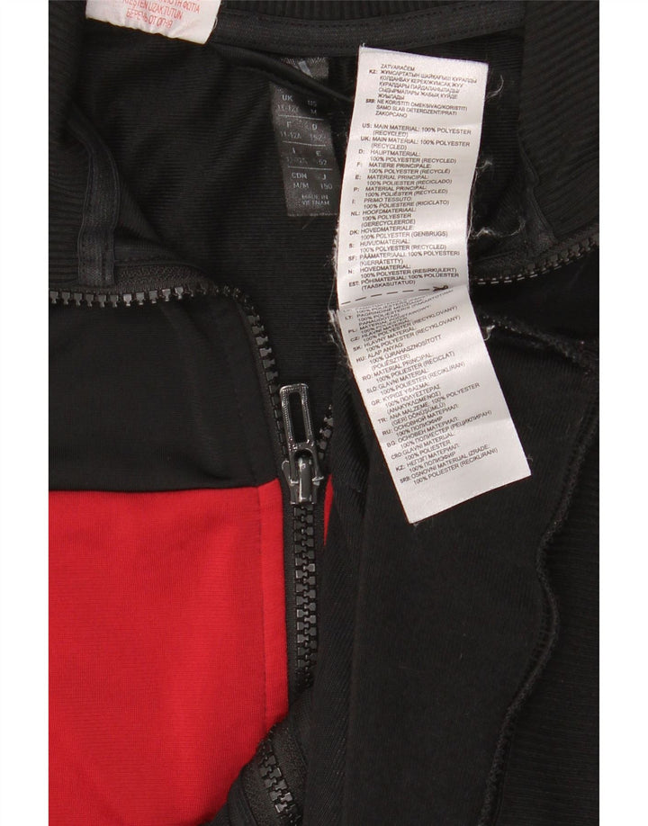 ADIDAS Chaqueta de chándal para niño 11-12 años Negro Poliéster color block