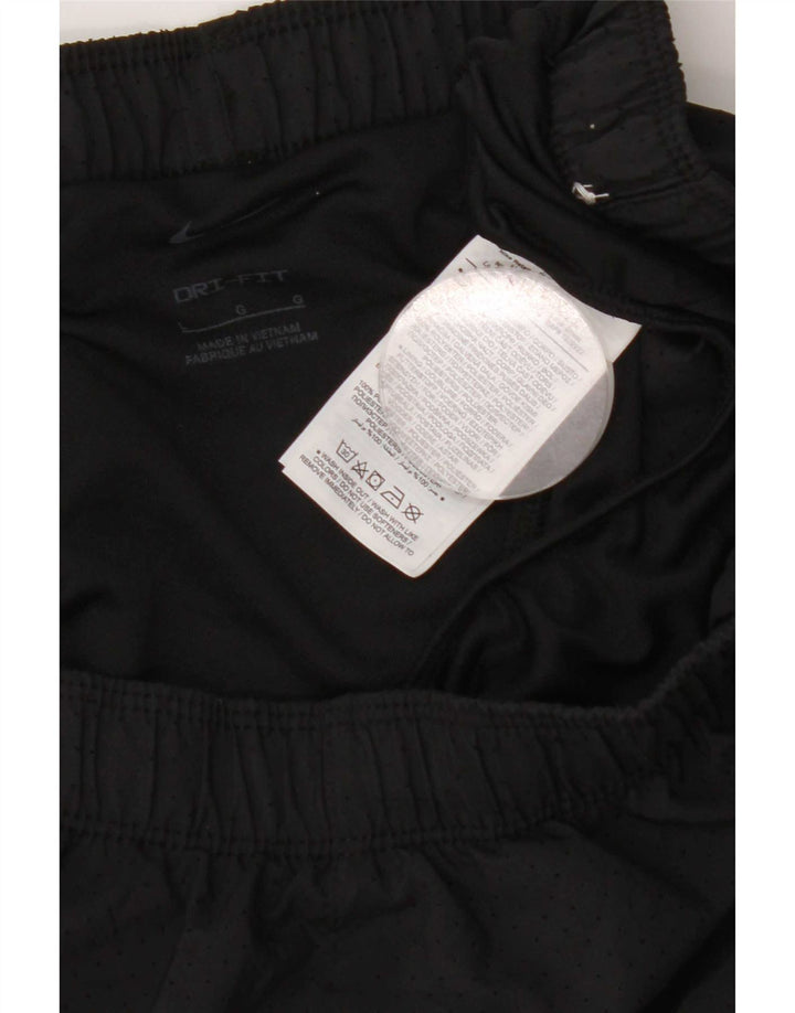 Nike - Pantalones cortos deportivos Dri Fit para mujer, talla 40, talla grande, poliéster negro