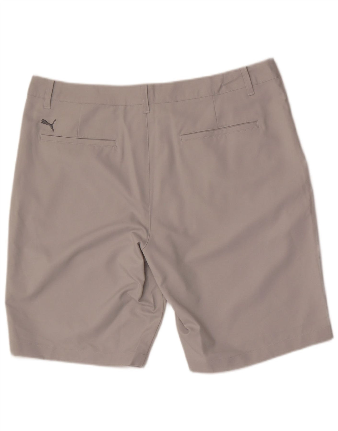 PUMA Pantalones cortos chinos para hombre W36 Poliéster gris grande