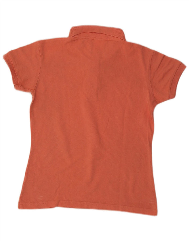 Polo Lacoste para mujer talla 36 pequeño algodón naranja
