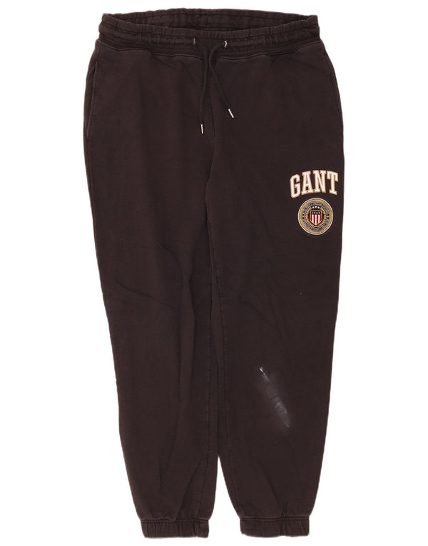 Gant Pantalón De Chándal Gráfico Joggers XL Negro Algodón Hombre