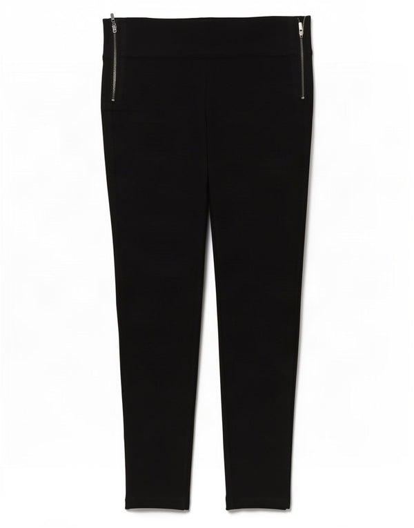 Zara Mujer Trafaluc Slim Casual Pantalones Medianos W28 L27 Negro
