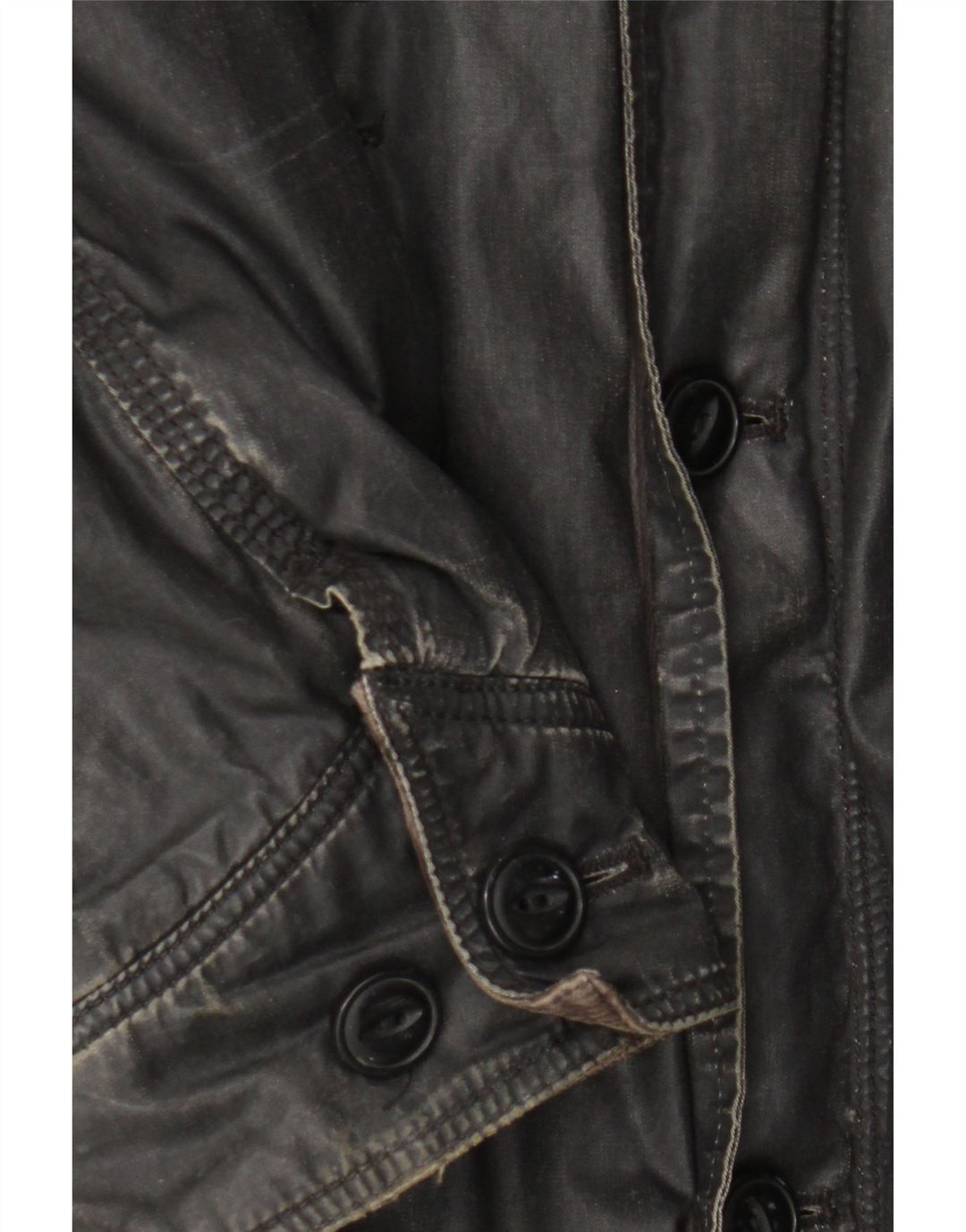 Levi's Chaqueta militar para hombre Reino Unido 40 Grande Algodón negro