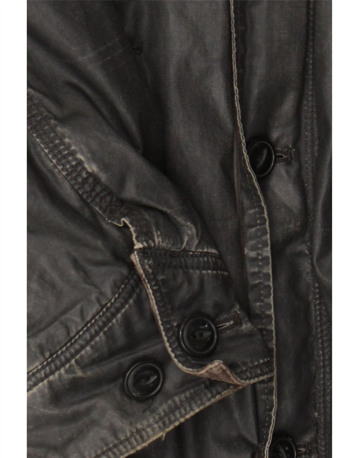 Levi's Chaqueta militar para hombre Reino Unido 40 Grande Algodón negro