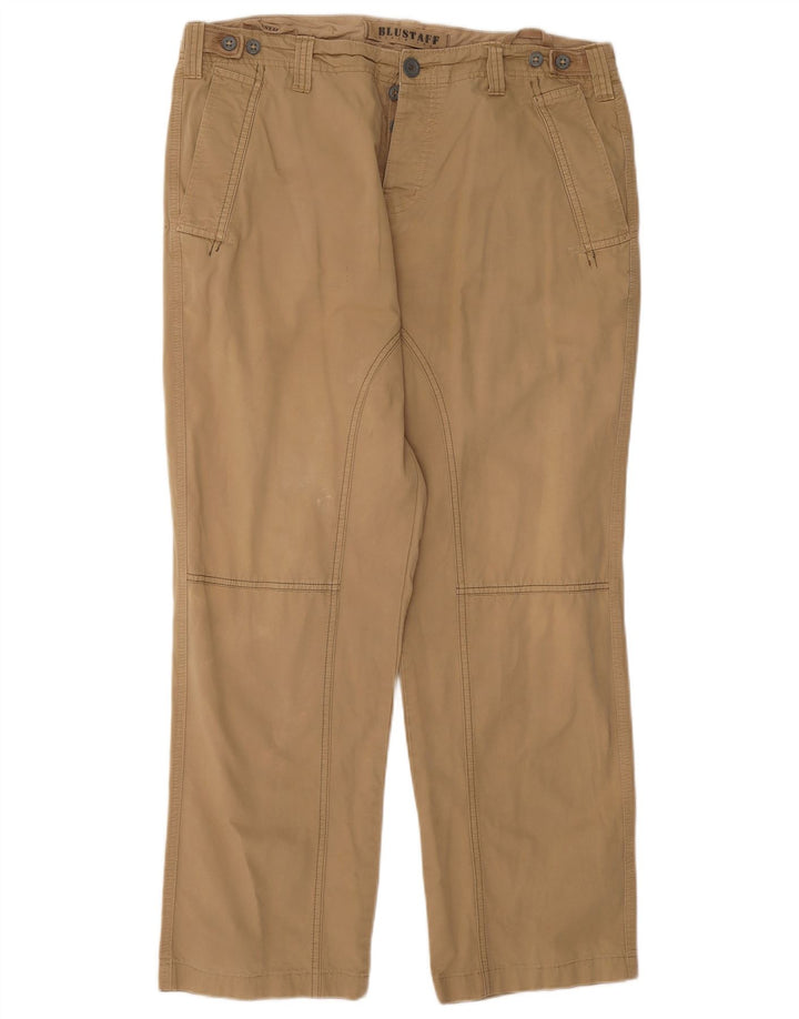 Blustaff Pantalón cargo de corte regular para hombre W36 L29 Caqui