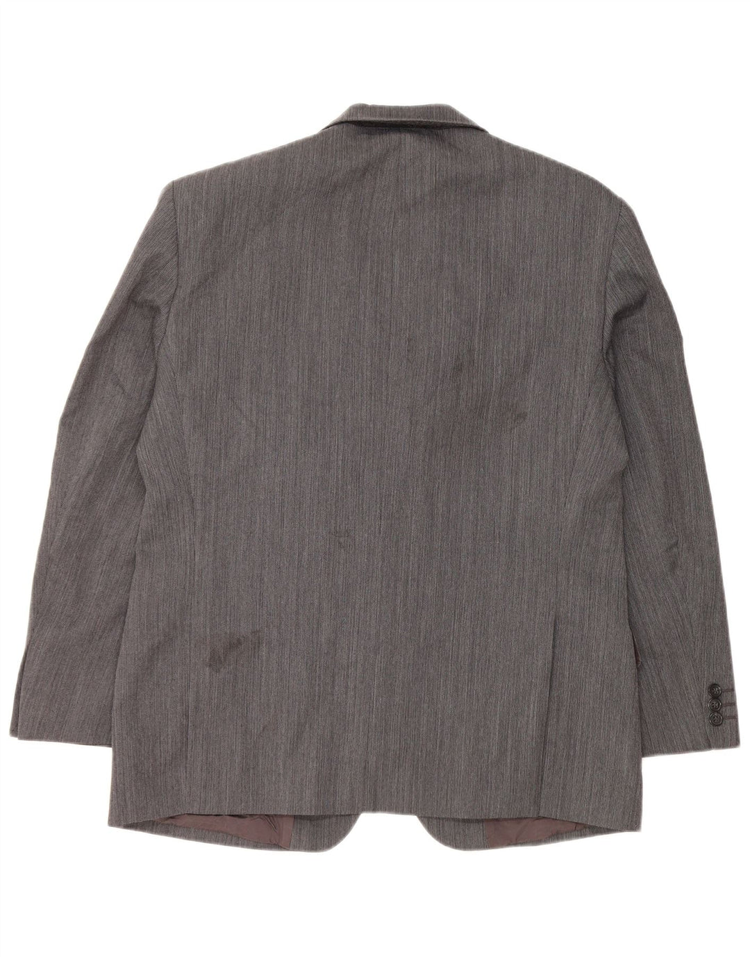 Marks & Spencer Chaqueta tipo blazer con 2 botones para hombre, talla 40, lana gris grande