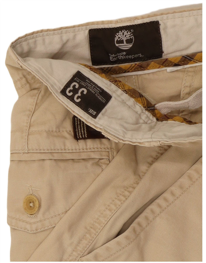 Timberland Hombre Earthkeepers Chino Shorts W33 Medio Beige