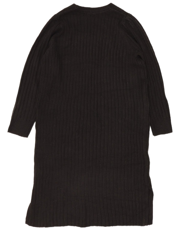 John Lewis Vestido tipo jersey extragrande de manga larga para mujer UK 44 Mediano Negro