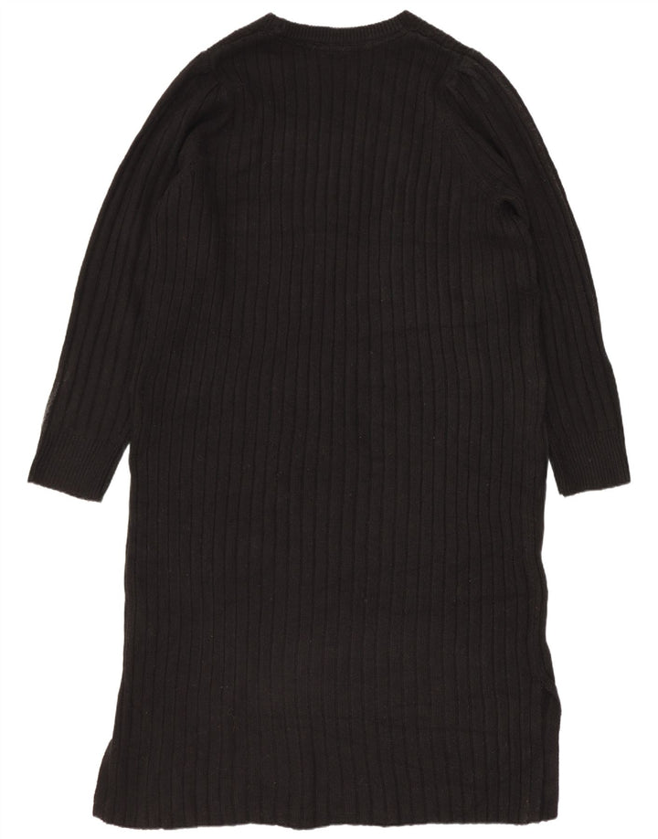 John Lewis Vestido tipo jersey extragrande de manga larga para mujer UK 44 Mediano Negro
