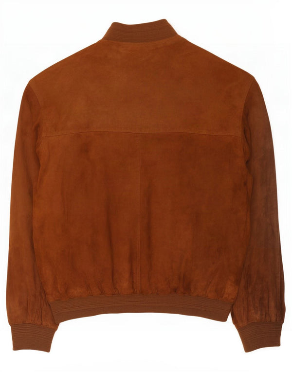 Maximilian Chaqueta Bomber de Ante para Hombre UK 42 XL Marrón