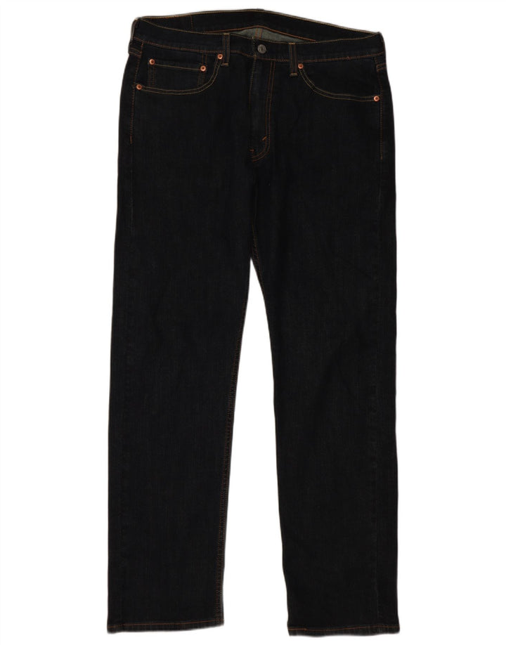 Levi's Jeans rectos 505 para hombre W34 L32 Algodón azul marino
