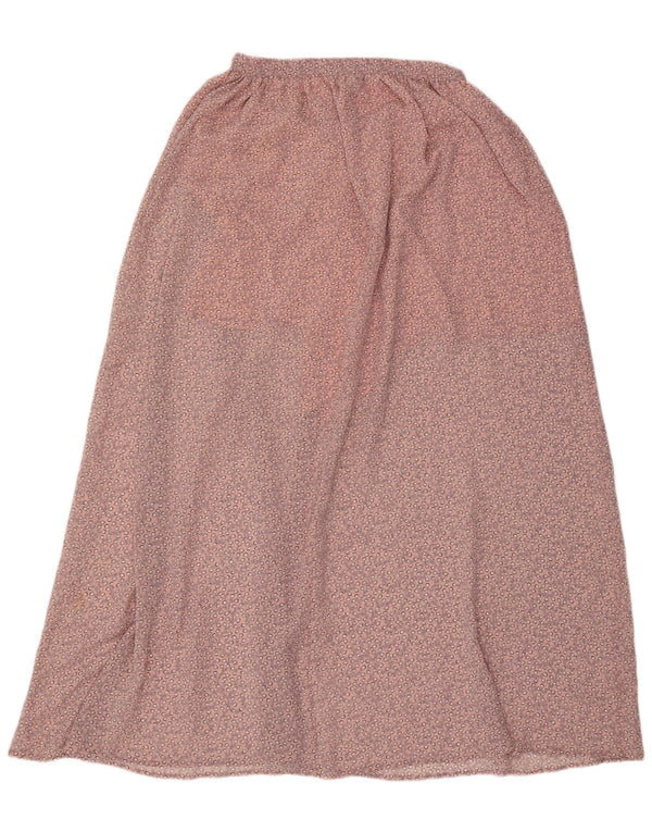 Falda larga para mujer de French Connection UK 40 Mediana W30 Poliéster floral rosa