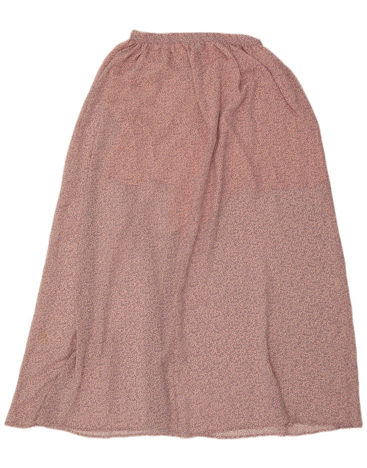 Falda larga para mujer de French Connection UK 40 Mediana W30 Poliéster floral rosa