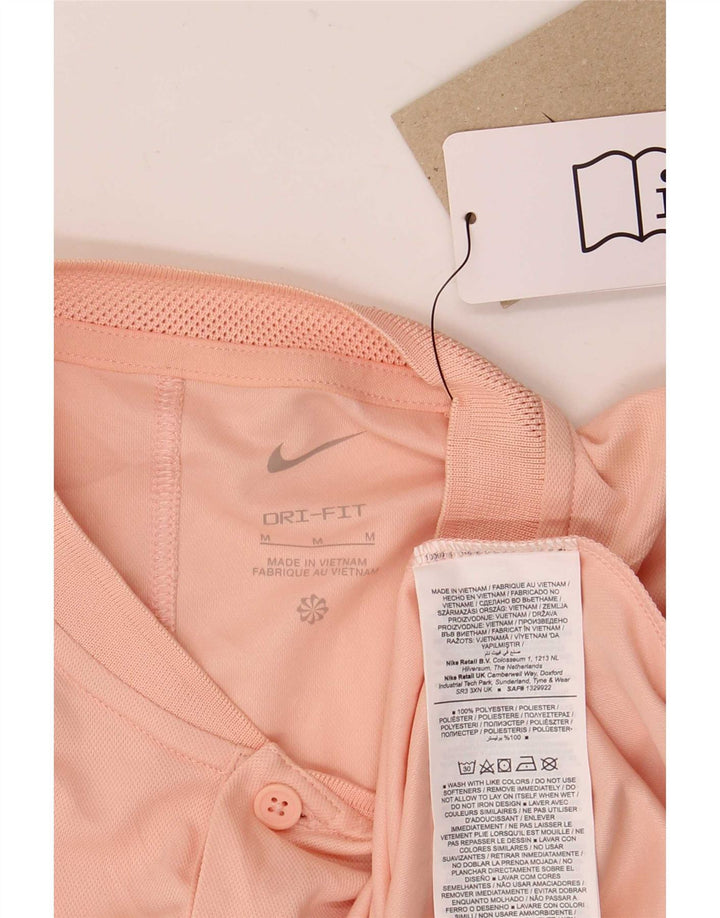 Camiseta Nike Dri Fit para hombre Top poliéster rosa medio