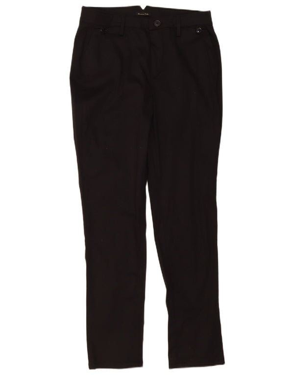 Massimo Dutti Pantalón Chino Slim Mujer EU 38 Small W28 L29 Negro