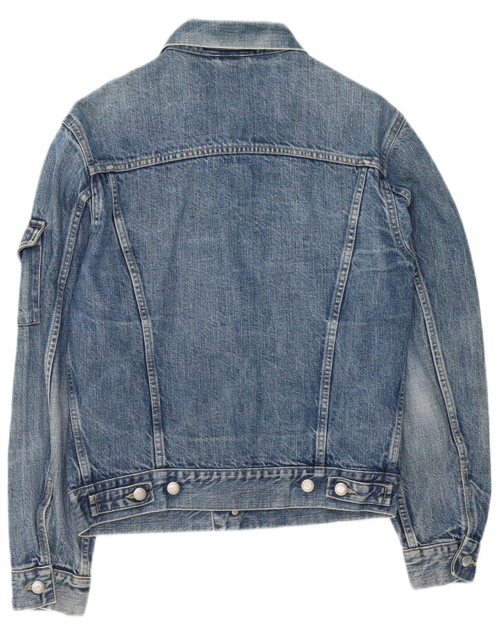 PICKWICK Chaqueta vaquera para mujer UK 14 Algodón azul medio