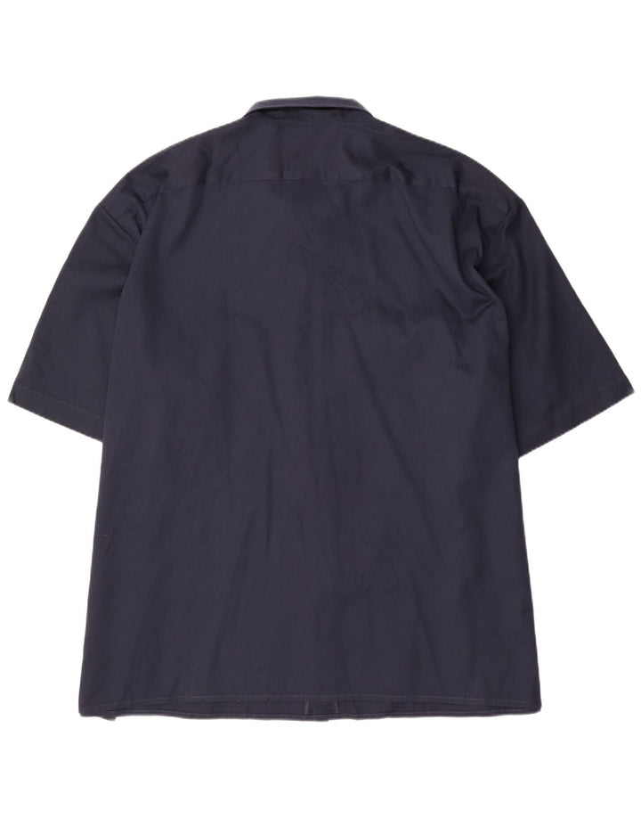 DICKIES Camisa Manga Corta Hombre 4XL Azul Marino Poliéster