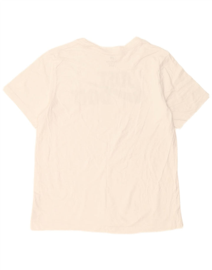 Nike - Camiseta gráfica para hombre, talla grande, algodón blanco