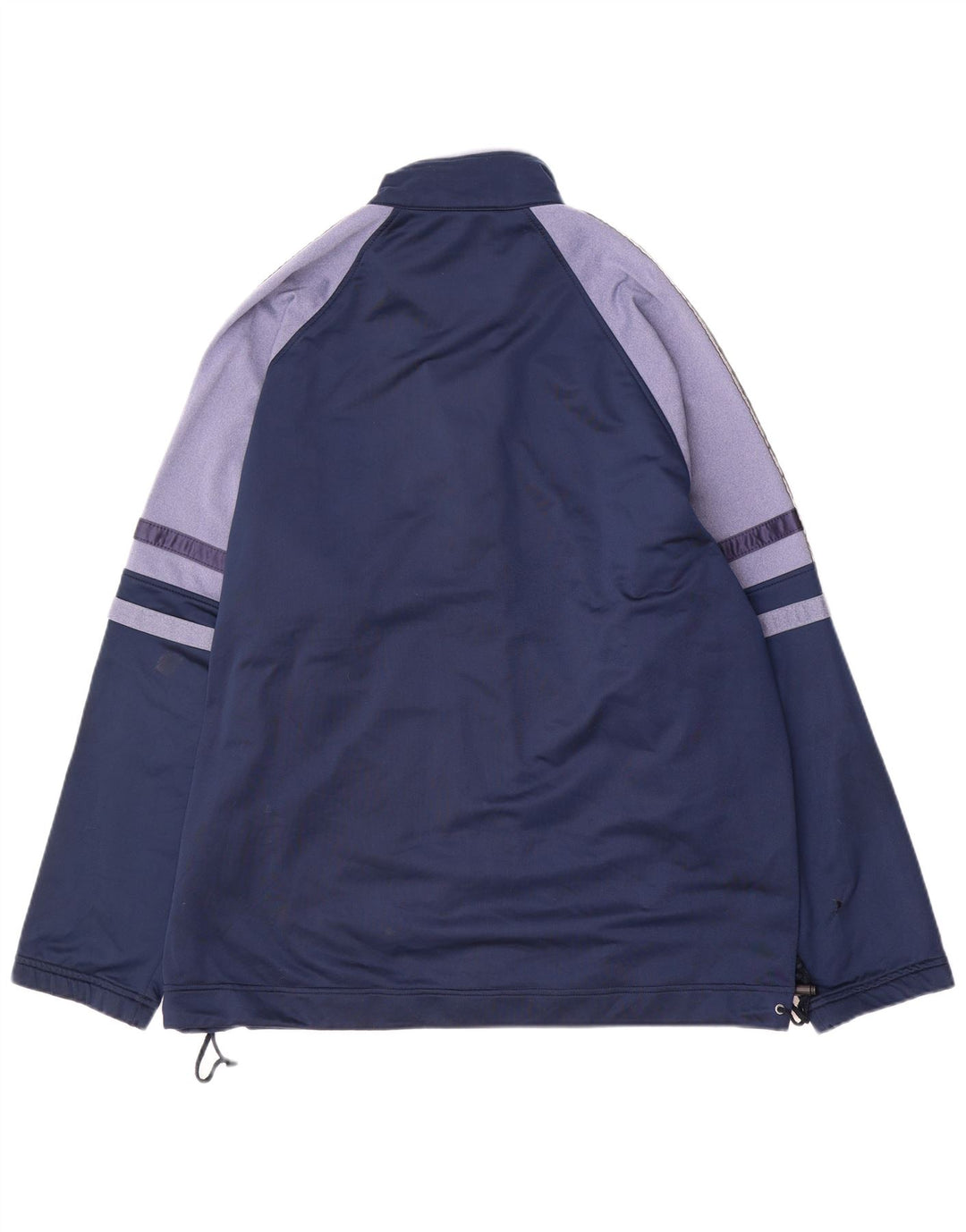 ASICS Chaqueta de chándal gráfica para hombre XL Azul marino Colorblock