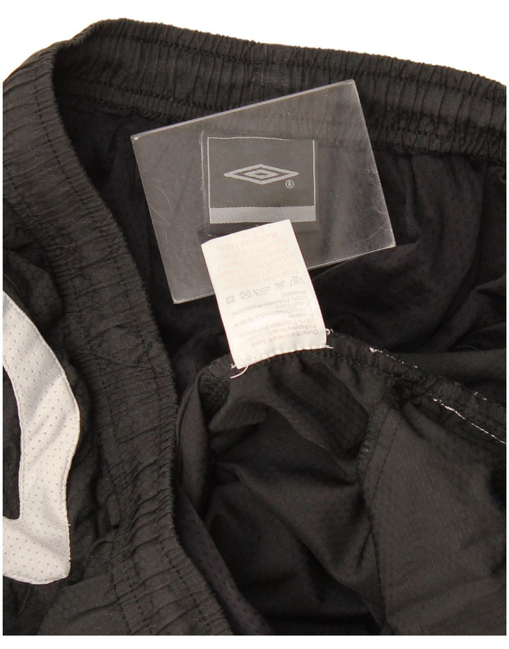 Pantalones cortos deportivos Umbro para hombre 2XL Poliéster color block negro