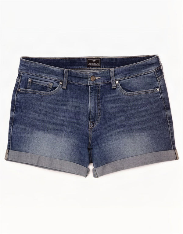 Gap Pantalones Cortos de Mezclilla Sexy Boyfriend para Mujer UK 12 Medium W32 Algodón Azul