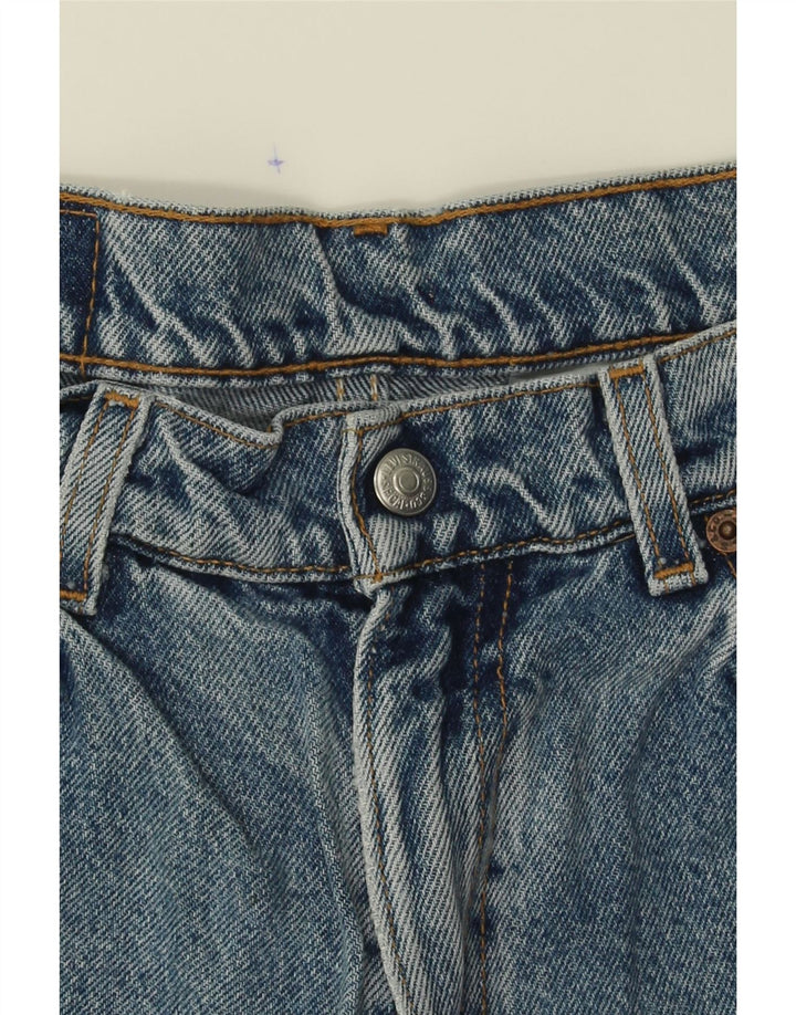 LEVI'S Boys 565 Denim Shorts 13-14 Years W27 Blue Vintage Levi's and Second-Hand Levi's from Messina Hembry 